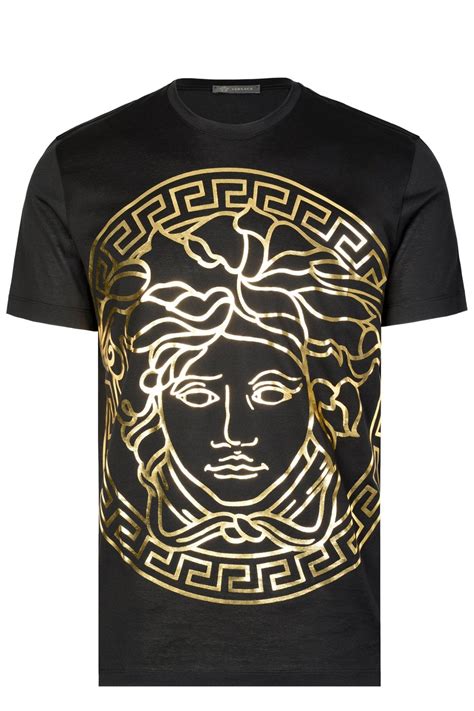 versace collection medusa head t shirt|authentic versace shirts.